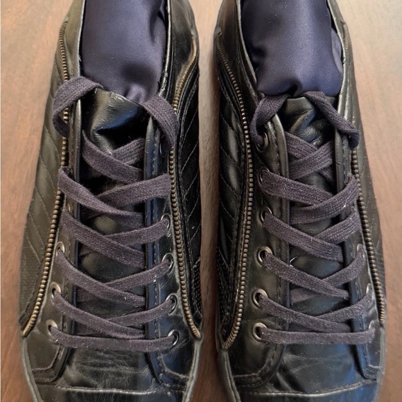 Zara Other - Men's Black Leather Sneakers
